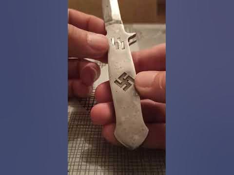 Rare knife.Складной нож времён третьего рейха. Данное видео не является ...