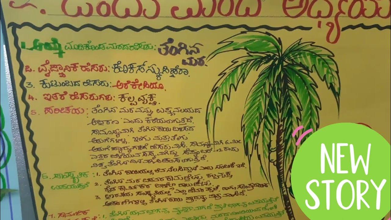 ತೆಂಗಿನ ಮರದ ಬಗ್ಗೆ ಸಂಕ್ಷಿಪ್ತ ವಿವರಣೆ Short speech About Coconut tree