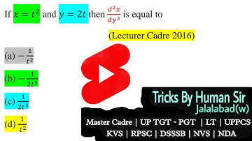 Tricks of Derivative tricks of math for PGT Note  typing error hai d²y/dx² #pgt_tgt_ #kvs_math