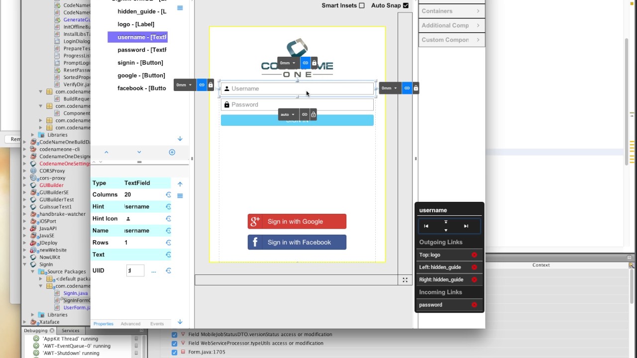 Making Responsive UI In Codename One GUI Builder - YouTube