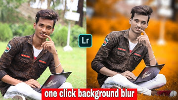LR lightroom background colour change editing ||🔥 lightroom Orange background blur editing
