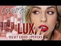 Colourpop LUX Velvet Liquid Lip Swatches!
