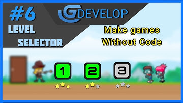 How To Make Level Selector |  Gdevelop tutorials | @piudev711 #gdevelop #levelsystem #2dgame #nocode