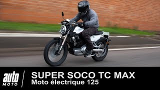 Moto électrique 125 SUPER SOCO TC MAX essai POV exclusif AUTO-MOTO.COM