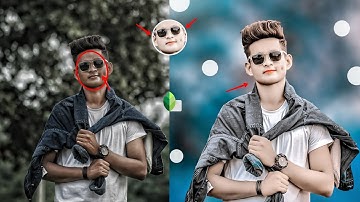 Snapseed Cyan Tone Photo Editing | Snapseed Background Colour Change Face Smooth