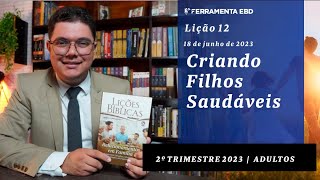 EBD Lição 12 | 2º Trimestre de 2023 Subsídios Escola Bíblica Dominical Murilo Alencar