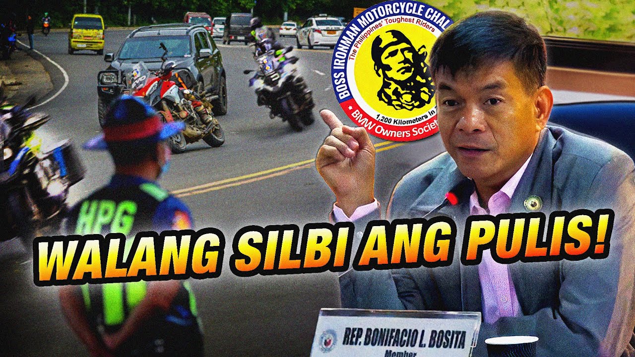 CONG BOSITA, BINIRA ANG SABLAY NA PNP AT HPG OPERATION SA BOSS IRONMAN MOTORCYCLE CHALLENGE
