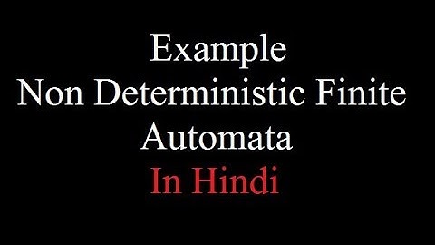 Example of NFA in Hindi  |Non Deterministic Finite Automata |TOC | Automata| By- Harendra Sharma