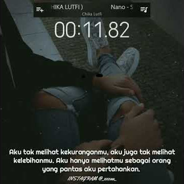 Status WhatsApp Lagu Nano-Separuhku (Cover by chika Lutfi)