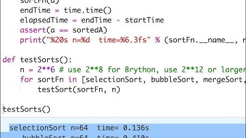 15 112 f15 1d lists sorting timing by rohan