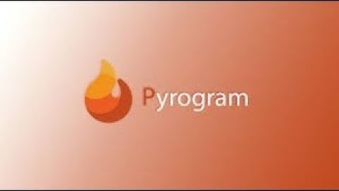 دوره اموزش پایروگرام / مقدمه | Pyrogram