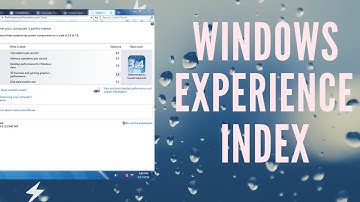 Windows 7 Performance Rating Score