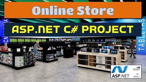 Online Store ecommerce project | ASP.net C# with MSSQL server database | IIS | asp108 #highblix