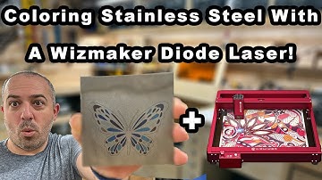 Can A More Powerful Laser Color Metals? We Test The New WIZMAKER L1 36W Laser Engraver