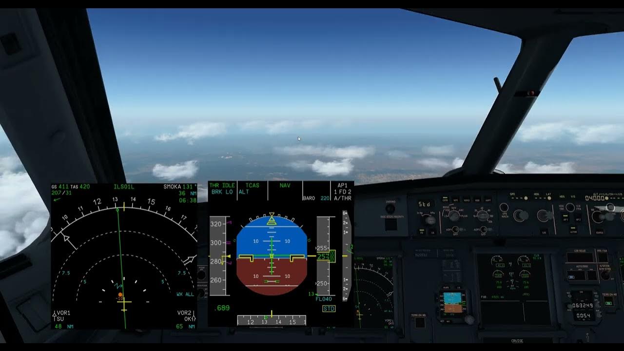 Xplane 11 A321 NEO XLR Tcas RA with Autopilot flown RA YouTube