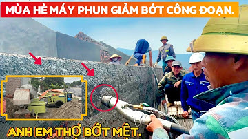 [BẮC GIANG] Bàn giao lắp đặt và hướng dẫn sử dụng máy phun vữa HBT10+13 cho đội thợ anh Quyền.