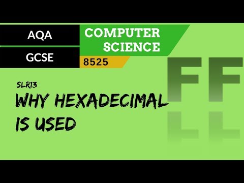 74. AQA GCSE (8525) SLR13 - 3.3 Why hexadecimal is used