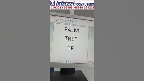 Create Palm tree in Word Document | Infotech Computers Bhagya Nagar Kurnool 6302358106 #training