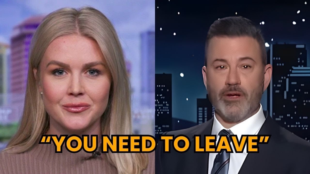 Karoline Leavitt Kicked Off Jimmy Kimmel in EPIC Live TV Moment! - YouTube