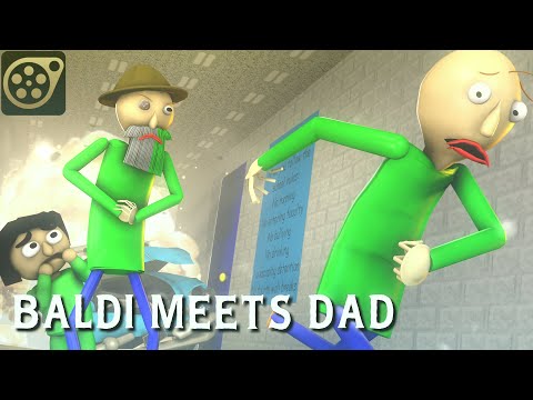 [SFM] Baldi Babası  ile Buluşuyor (Orijinal Eğlenceli Animasyon)