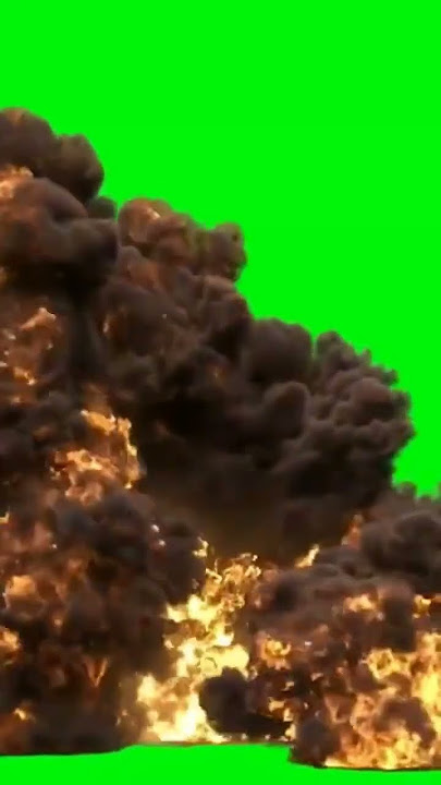 green screen bomb explosion #greenscreen