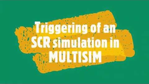 2-Triggering of an SCR in MULTISIM