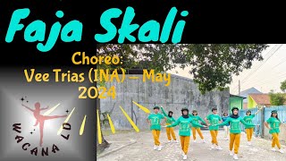 Faja Skali - Line Dance - Beginner - Choreo: Vee Trias (INA) - May 2024