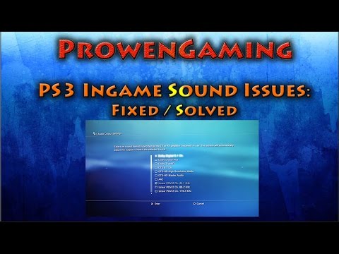 Fixing PS3 Ingame Sound issues during game capture recording