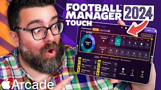 FOOTBALL MANAGER 2024 TOUCH on APPLE ARCADE | First Look & Review of FM24 Touch / FMT24