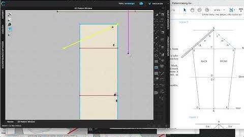 Drafting the Sleeve- Figure 2. How to draft the Sloper in CLO3D