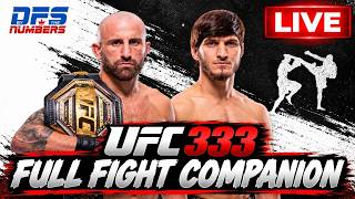 UFC 333 Alexander Volkanovski vs Movsar Evloev Full Fight Companion & Play by Play