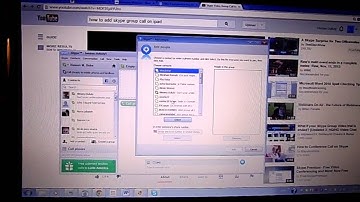 How to create a Skype group/conference call..