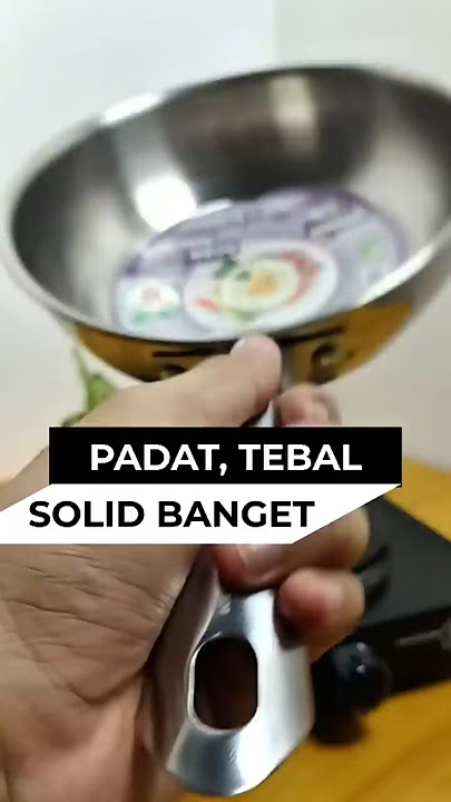 Suara wajan stainless Supra original 20cm sus304 frypan tebal solid banget