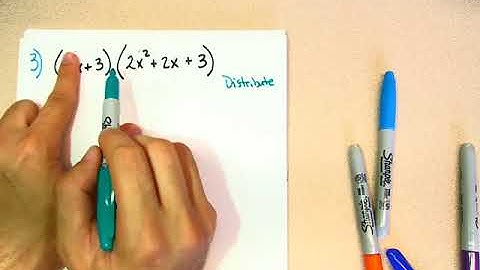 Algebra II - Lesson #3 Multiplying Polynomials
