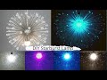 DIY Crystal Beaded Starburst Pendant Lamp || Glam Modern Chandelier on a Budget