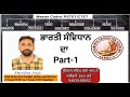      part 1 of indian constitution in punjabi