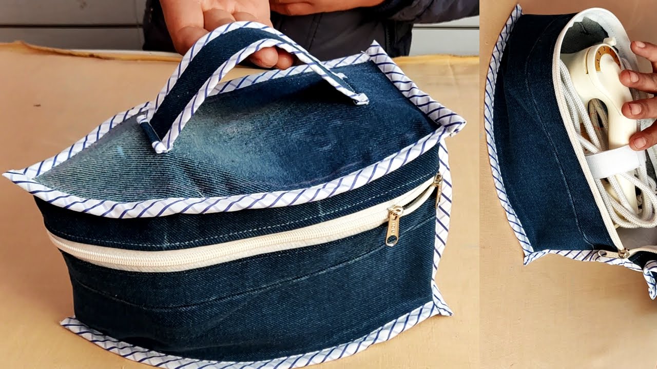 New and Easy Iron Cover Craft Idea | Make IRON CASE from Old Clothes | Kriti Kala