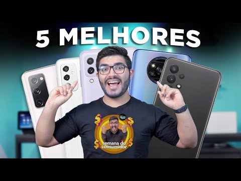 TOP 5 Melhores SMARTPHONES para COMPRAR NA SEMANA DO CONSUMIDOR 2022! (a partir de R$ 999 )