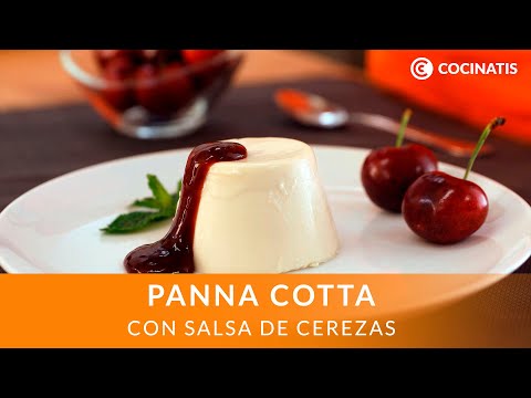 Video: Panna Cotta Con Salsa De Cerezas