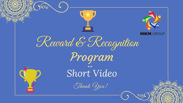 Reward & Recognition Program January and May Short Video - MRM Group | Lucknow |