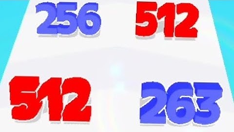Number Merge Run Mast er 3D New update Gameplay Level 490