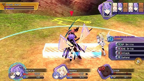 Hyperdimension Neptunia Re;Birth1 [17] Vs Black heart Part 3