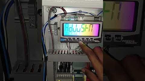 precia molen i40 weight mechine controller 700 kg calibration