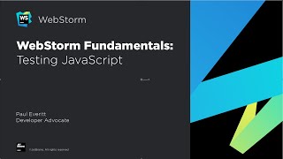 WebStorm Fundamentals: Testing JavaScript