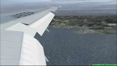 FS2004 Boeing 767-300 ANA FLIGHT 1738 (B767-300) ROAH-RJBB