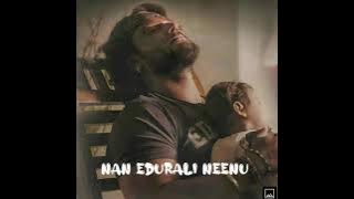 Nin edurali nanu | Roberrt | D Boss| lyrical WhatsApp status