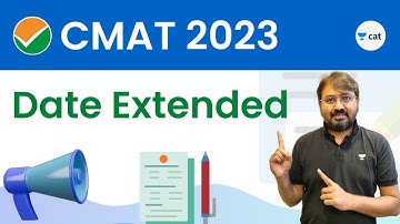 CMAT 2023 | Important Update | Date Extended | Ronak Shah