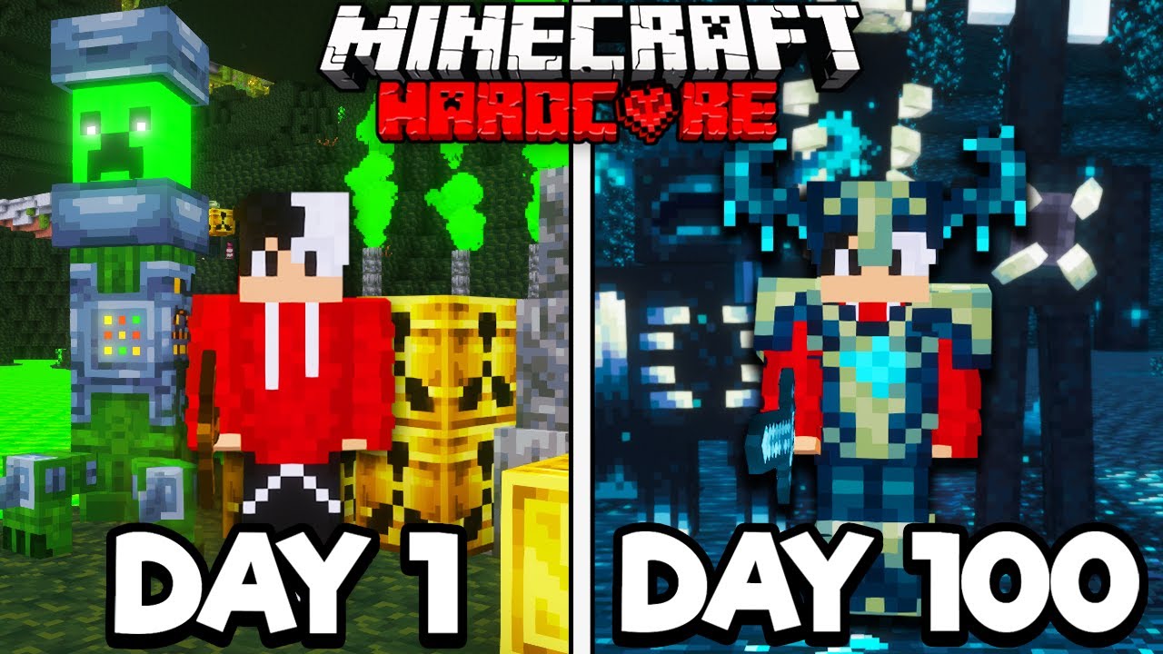 I Survived 100 Days In A CAVE ONLY World In Minecraft Hardcore! - YouTube