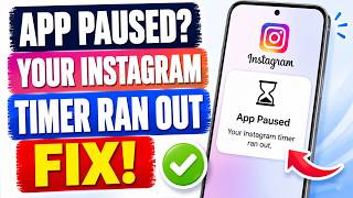 هل تم إيقاف التطبيق مؤقتًا؟ حلّ مشكلة انتهاء مؤقت انستغرام! screenshot 3