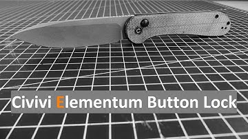 Civivi Elementum Button Lock C2103C Stonewashed, Dark Green Micarta